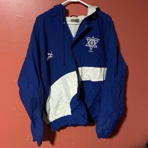 Vintage Puma Zip/Button-Up Heavy Jacket